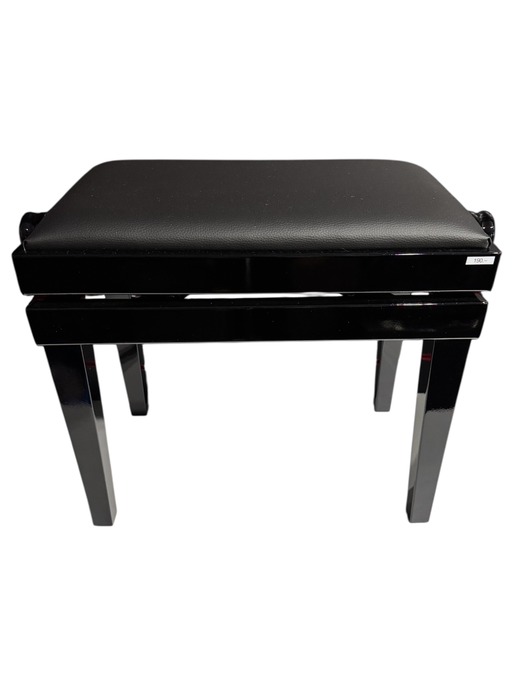 Panchina per pianoforte nera